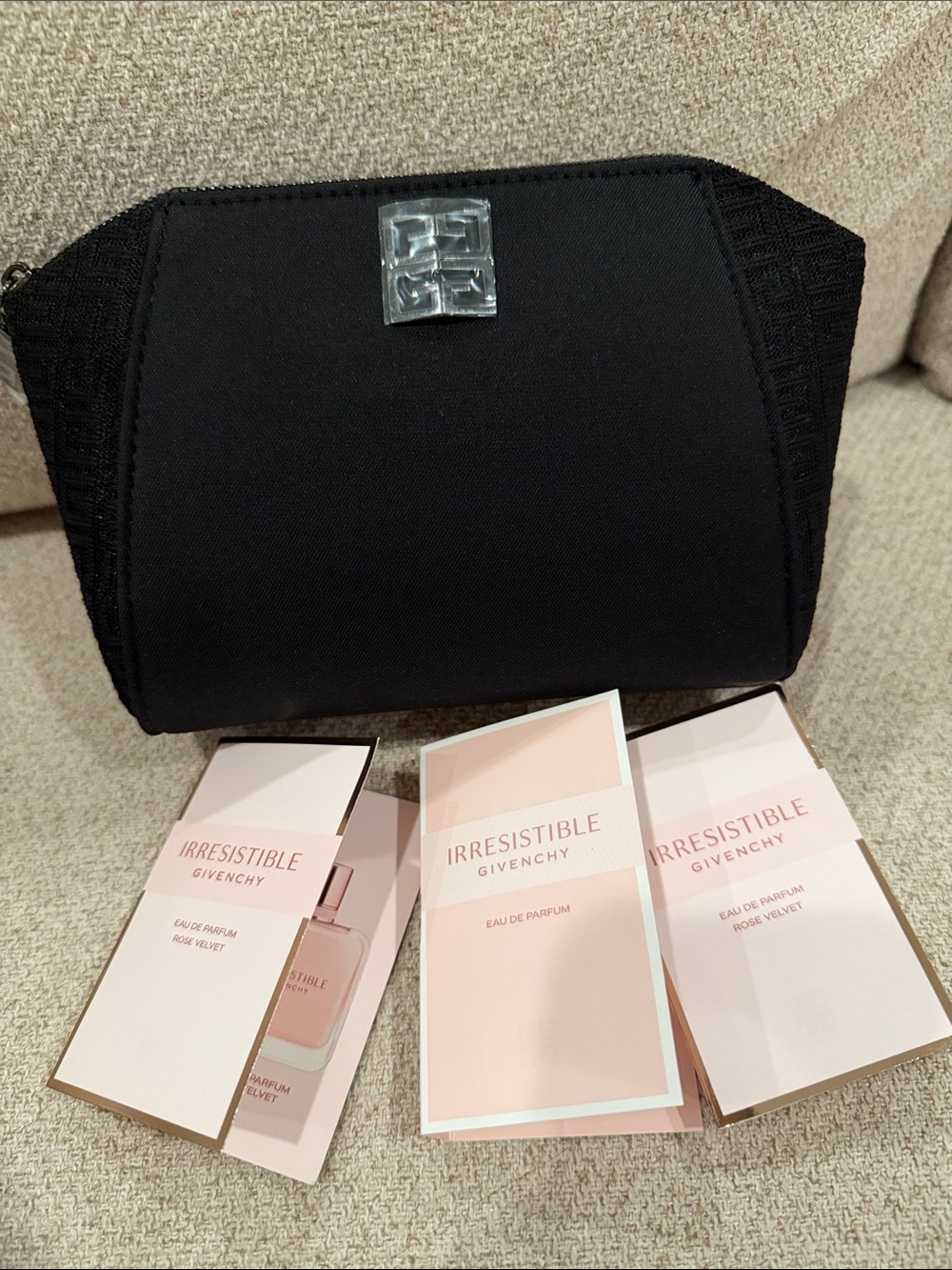 Givenchy Black Cosmetic Pouch - new